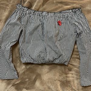 Forever 21 Gingham crop top